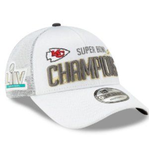 Kansas City Chiefs New Era Super Bowl LIV Champions Locker Room 9FORTY Adjustabl